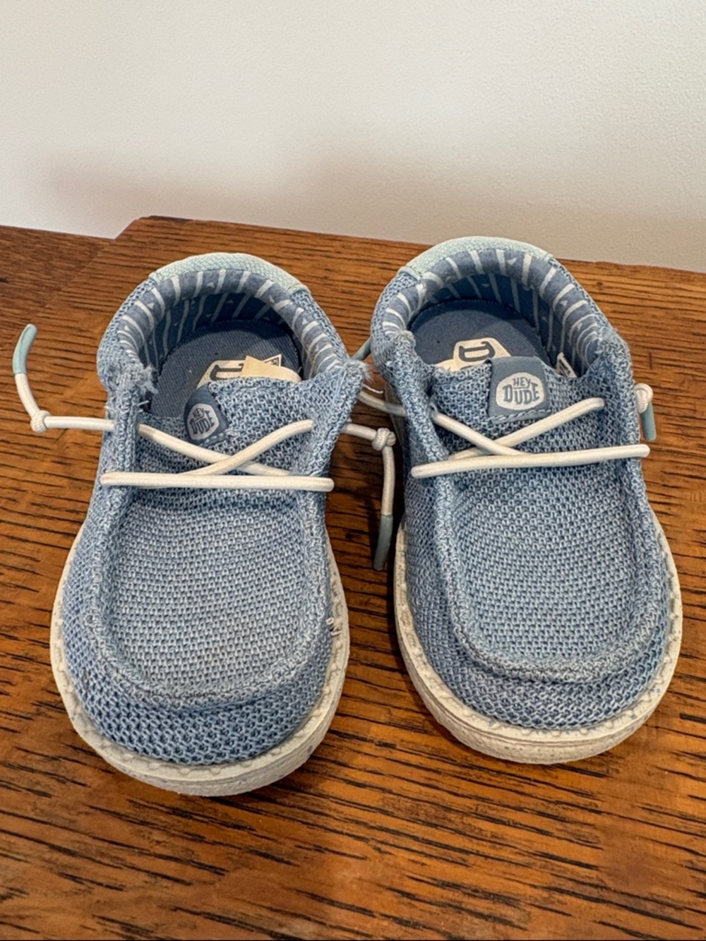 Hey Dude Wally T-stretch in Cloud Blue toddler 6